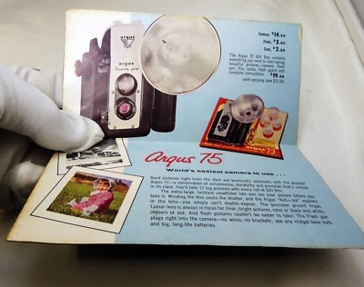 Argus A4 40 C3 C4  Automatic Camera price Accessory List Brochure