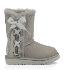 NEW UGG Pala Gray Suede Genuine Shearling Boots, size 6, MSRP 140