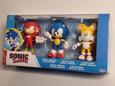 Sonic the Hedgehog Sonic Heroes Collection Action Figure Set - 3pk