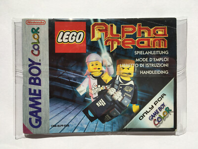 Lego Alpha Team, Spielanleitung, Bedienungsanleitung, Game Boy Color, Gameboy