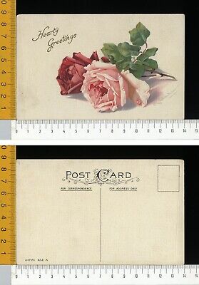 V0005 Catherine Klein Rose Rosse E Rosa Auguri Di Cuore Ebay