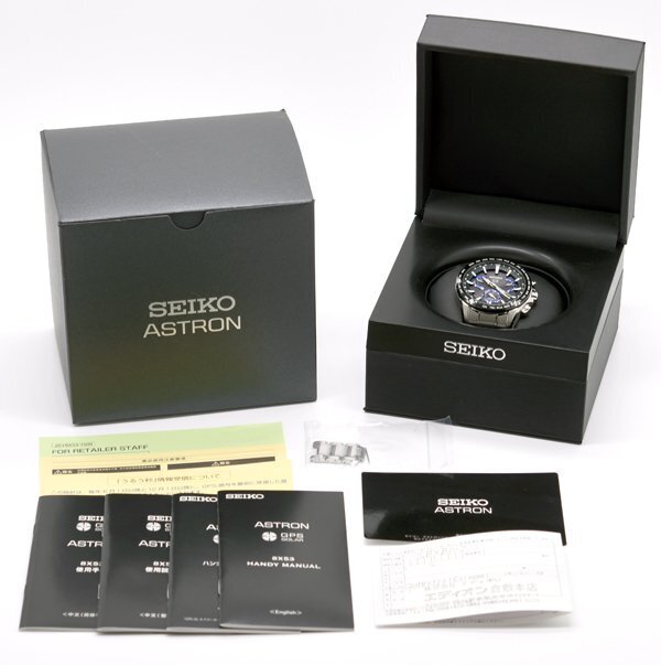 SEIKO ASTRON SBXB107 8X53-0AD0-2 Solar GPS Black Dial SS SEIKO ASTRON SBXB107 8X53-0AD0-2 Solar GPS Black Dial SS