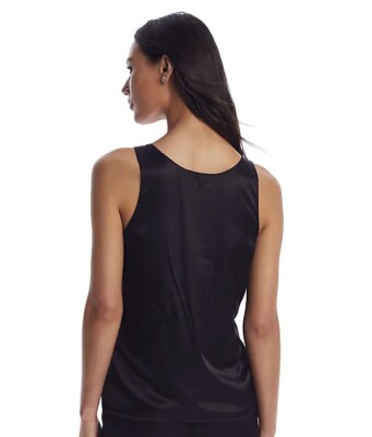 GINIA Black Washable Silk Tank Top, US Large, NWOT | eBay
