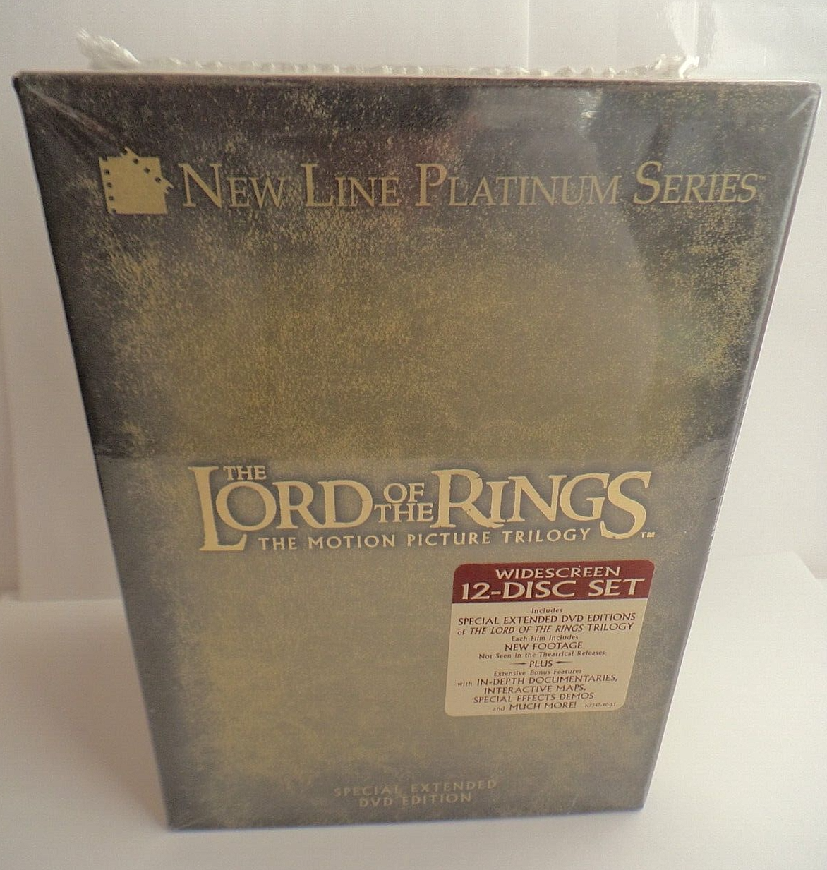 NEW Lord of the Rings: Motion Picture Trilogy Extended Edition 12Disc DVD Boxset