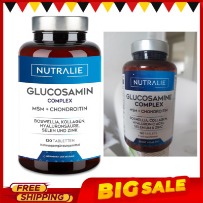 Nutralie Glucosamin mit Chondroitin hochdosiert mit MSM und Kollagenerhaltung
