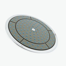 Kopfbrause Premium 25cm + Schraube + Mutter f...