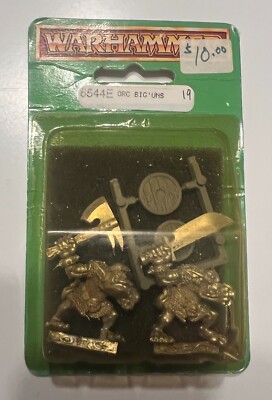 NOS!! Warhammer 8544E Orc Big 'Uns   Blister Pack METAL OOP