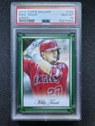 2019 Mike Trout #105 Topps Gallery Green 71/99 - PSA 10 GEM MT grading