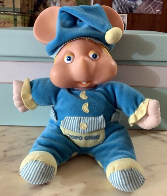 VINTAGE TOY PELUCHE doll TOPO GIGIO MARIA PEREGO 1990s
