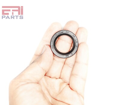 EAI Metric Oil Shaft Seal 20X30X5mm Dust Grease Seal TC Double Lip w/ Spring