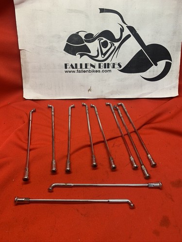 Genuine Harley Davidson Custom Spokes Chrome Set of 6