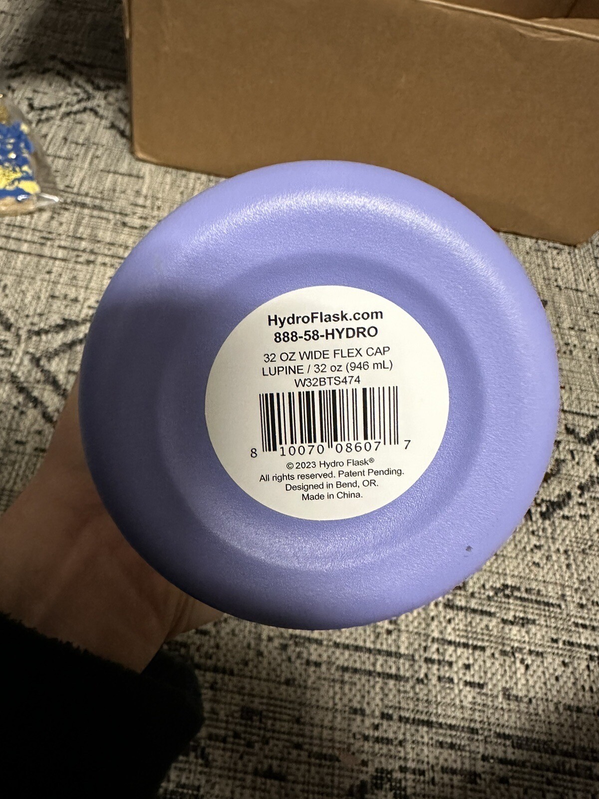 Hydro Flask 32oz Wide Mouth Lupine Purple