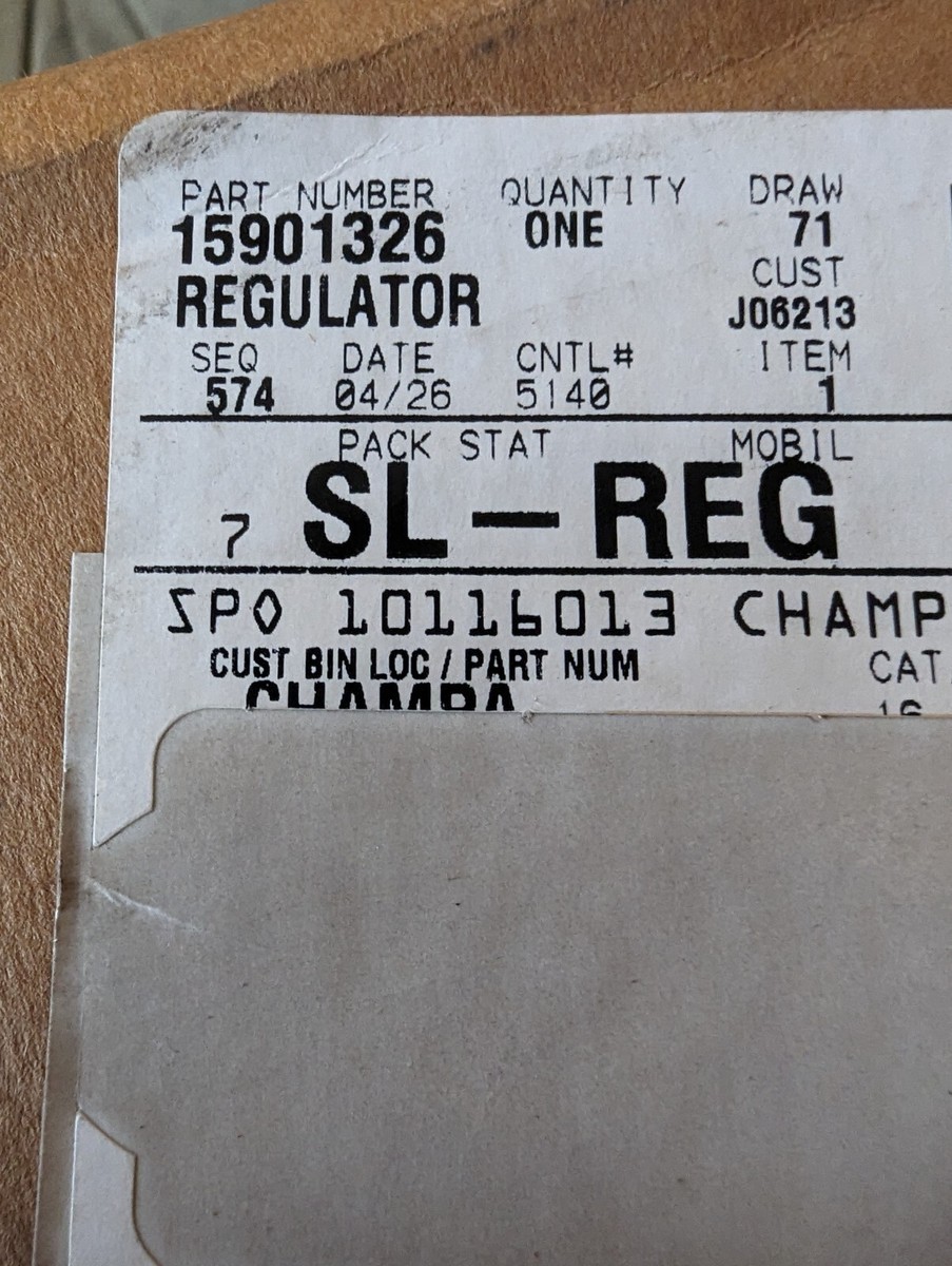 GM Genuine Parts 15901326 Rear Driver Side Power Window Regulator 