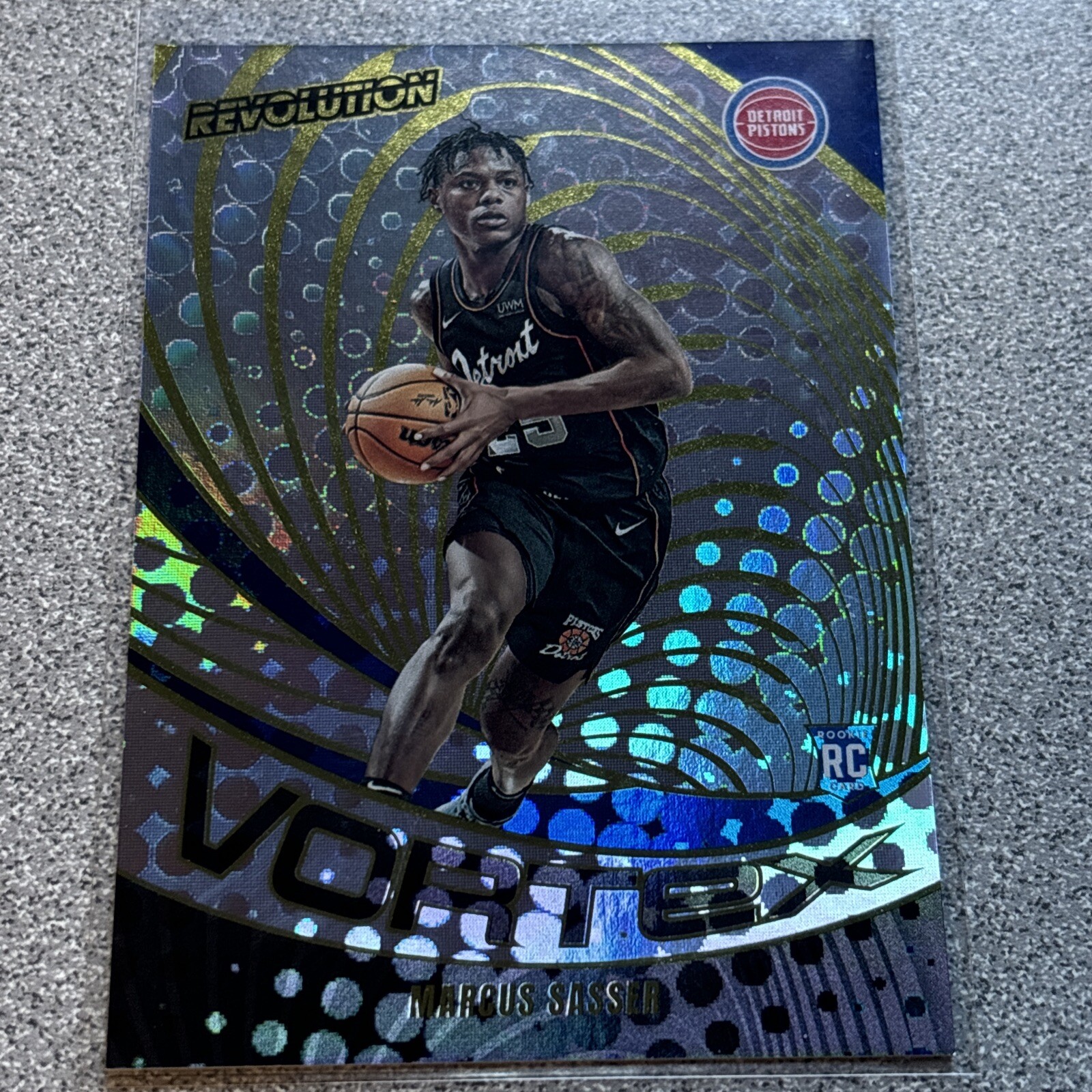2023-24 Panini Revolution Vortex Marcus Sasser Rookie Detroit Pistons #8