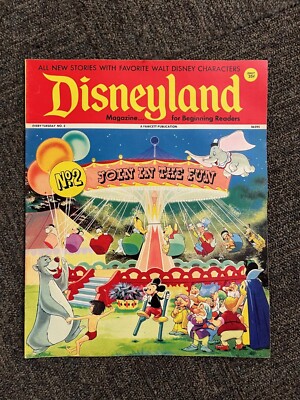 No. 2 DISNEYLAND MAGAZINE Cinderella Mickey Mouse Donald Duck