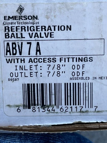 EMERSON 7/8 BALL VALVE