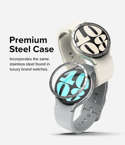 Ringke [Lünette Styling] für Galaxy Watch 6 Hülle (44mm / 40mm) Rahmenschutz - Bild 45 von 132