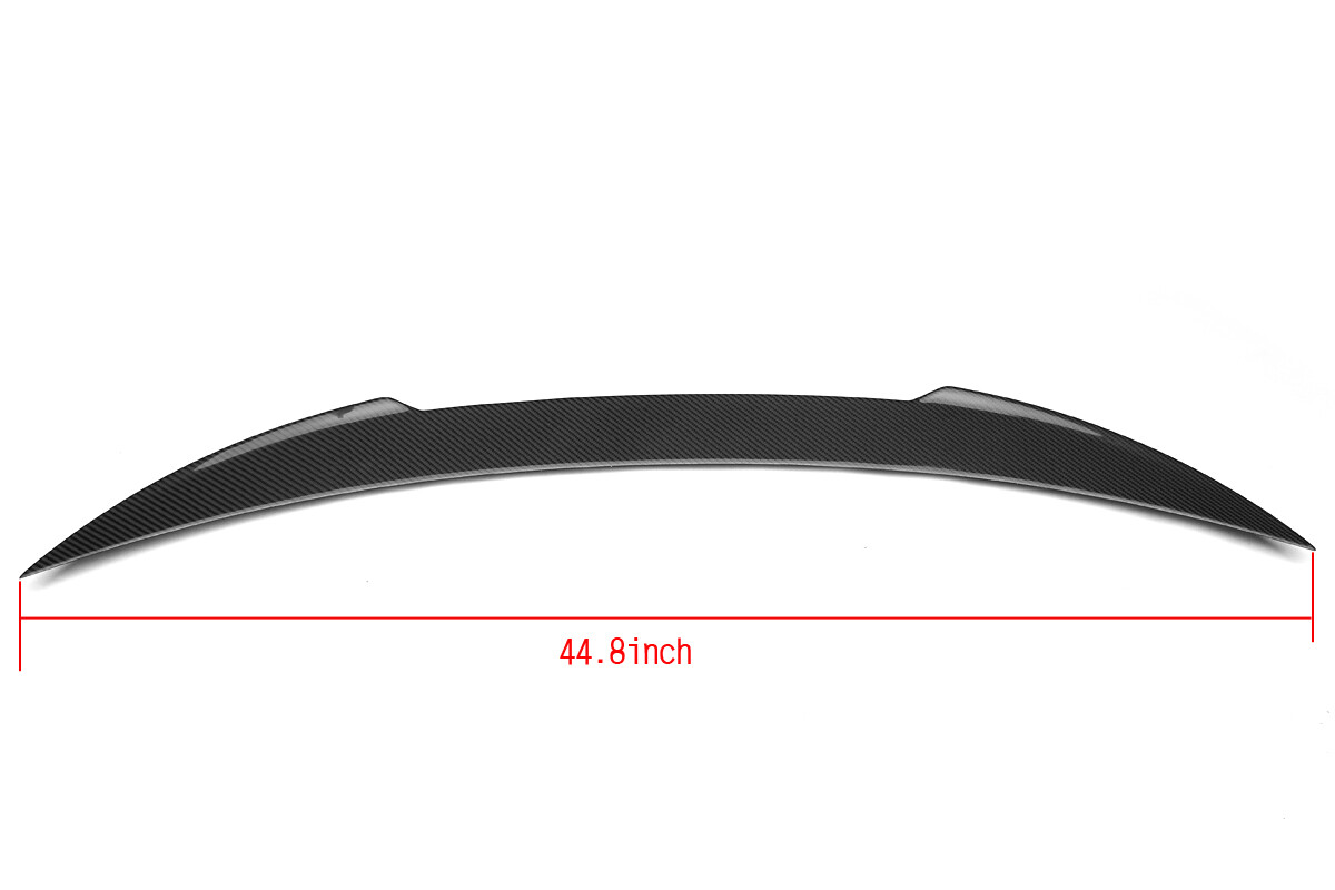 REAL CARBON Rear Trunk Lip Spoiler Wing For Maserati Ghibli S Q4 Sedan 2014-2021