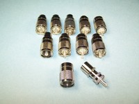 10 Amphenol Pl-259 Coax Connectors - 083-1sp-15rfx - Brand 10 Amphenol Pl-259 Coax Connectors - 083-1sp-15rfx - Brand