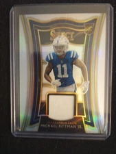 2020 select football MICHAEL PITTMAN JR. PRIZM JERSEY PATCH RC #RS-MPI /99