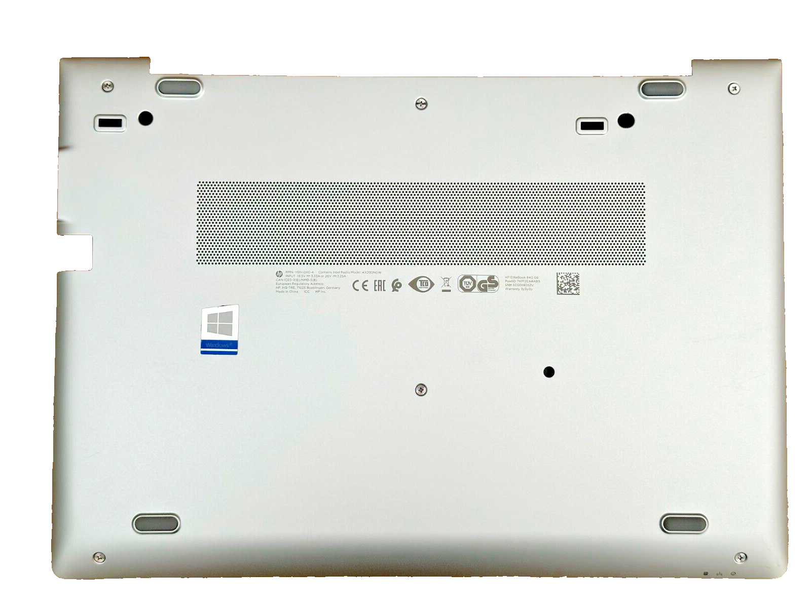 ✔️ HP EliteBook 840 G6 silver Bottom cover L62728-001