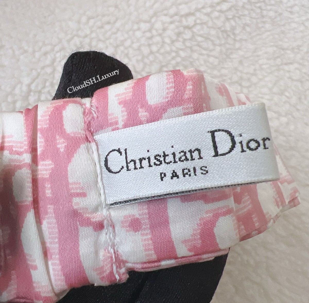 Auth Dior Pink Oblique Silk Headband - Vintage | eBay Auth Dior Pink Oblique Silk Headband - Vintage | eBay