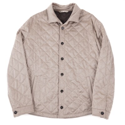 Maurizio Baldassari F/W 24-25 Quilted Cashmere Overshirt