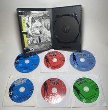 Nancy Drew PC Computer games lot 6 games 13 1,2 14 1,2 15 1 16   2,Case 