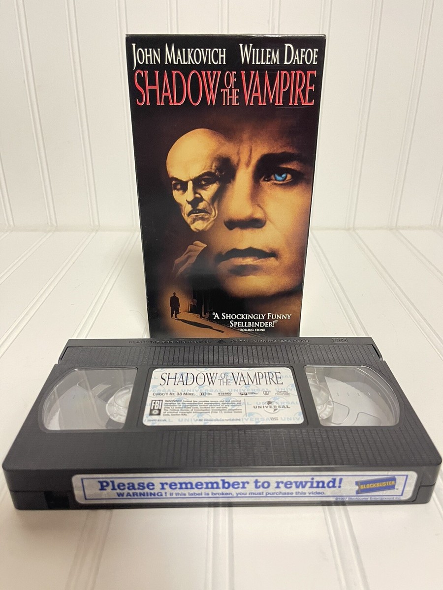 Shadow of the Vampire VHS 2001 Universal Studios Lions Gate