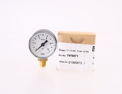 WIKA 7456071 111.10.040 10BAR G1/8B MANOMETER ! NEW !