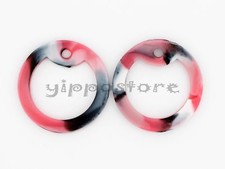 4 Pink Camo Silicone Military Army Dog Tag Silencers Rubber Silencer