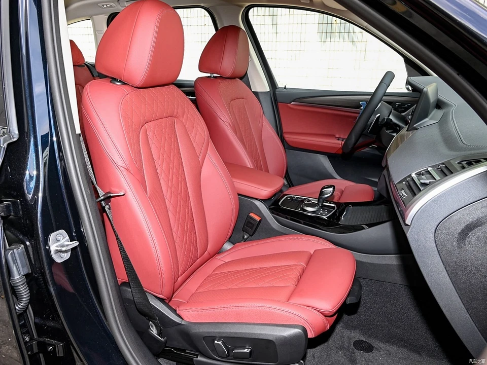 JUEGO COMPLETO DE FUNDAS DE CUERO PARA ASIENTO DE COCHE PERSONALIZADO BMW X1 X3 MOTOPTES 2007-2024 Foto 3 de 4