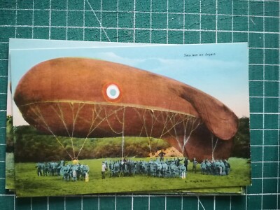 vc002 AK um 1914 WW1 Luftballon Wurst am Anfang Vorläufer