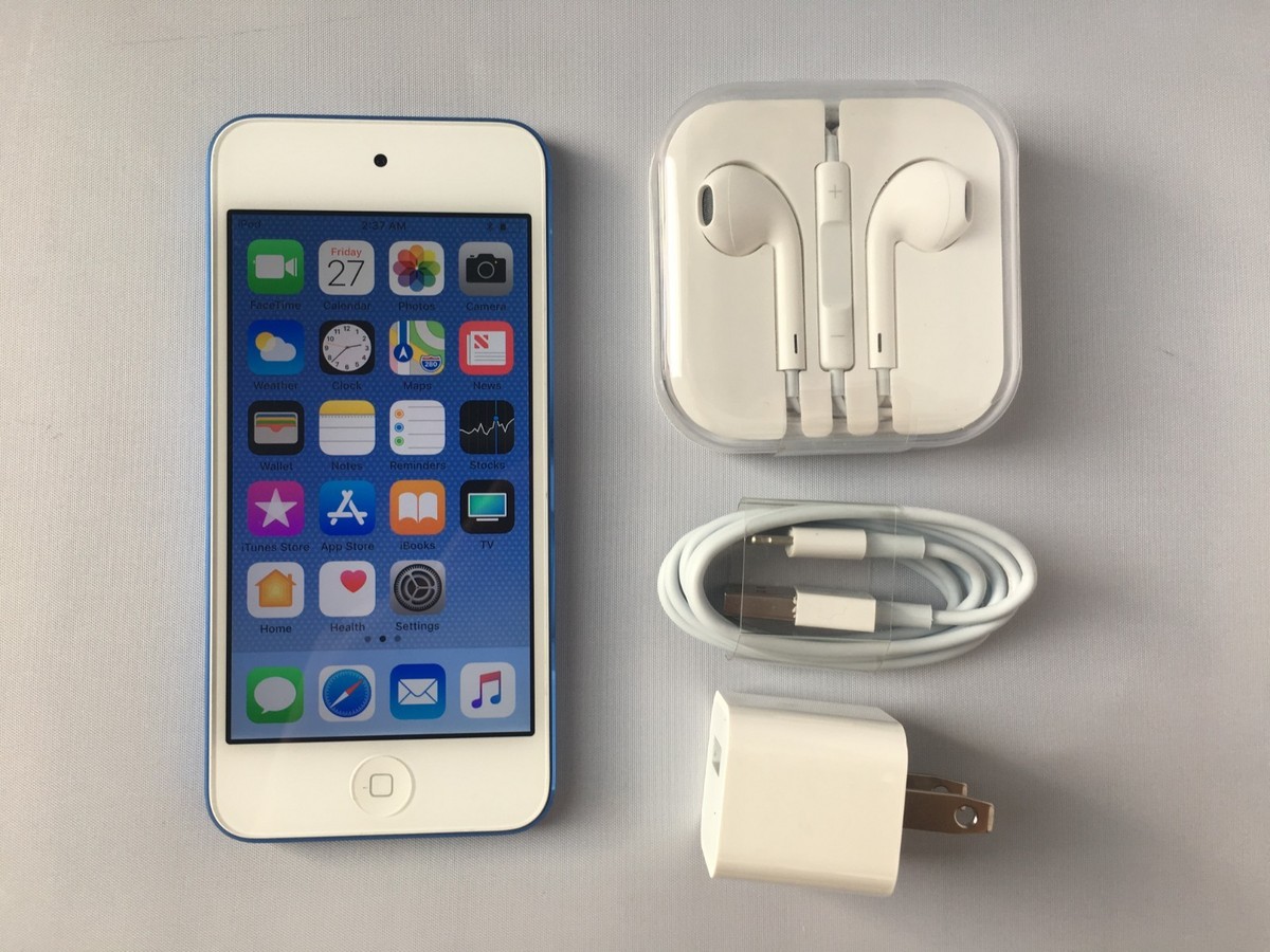 Apple iPod touch 6th Generation Blue (64GB) mint 888462351317| eBay
