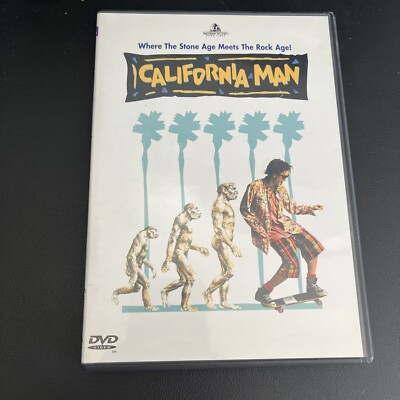 California Man DVD PAL Region 2 UK Encino Man Brendan Fraser Pauly Shore