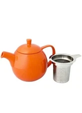 FORLIFE Curve Teapot with Infuser 24-Ounce Carrot