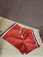VTG 70's Jantzen Short Shorts Gym Swim Trunks Striped Men's Size 38 USA Lined