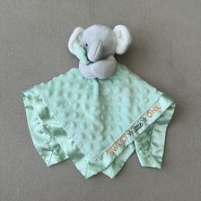 Carter s Baby Lovey Elephant Green Minky Dots Bumps Boys Girls Security Blanket
