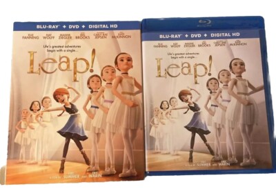 Leap Blu Ray Dvd Children Ballet Digital Elle Fanning Kate McKinnon Nat Wolff