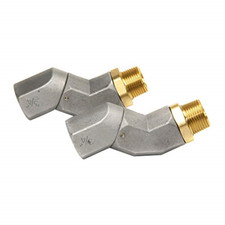 2PCS 3/4" Fuel Transfer Hose Swivel 360 Rotating Connector for Fuel Nozzle Multi
