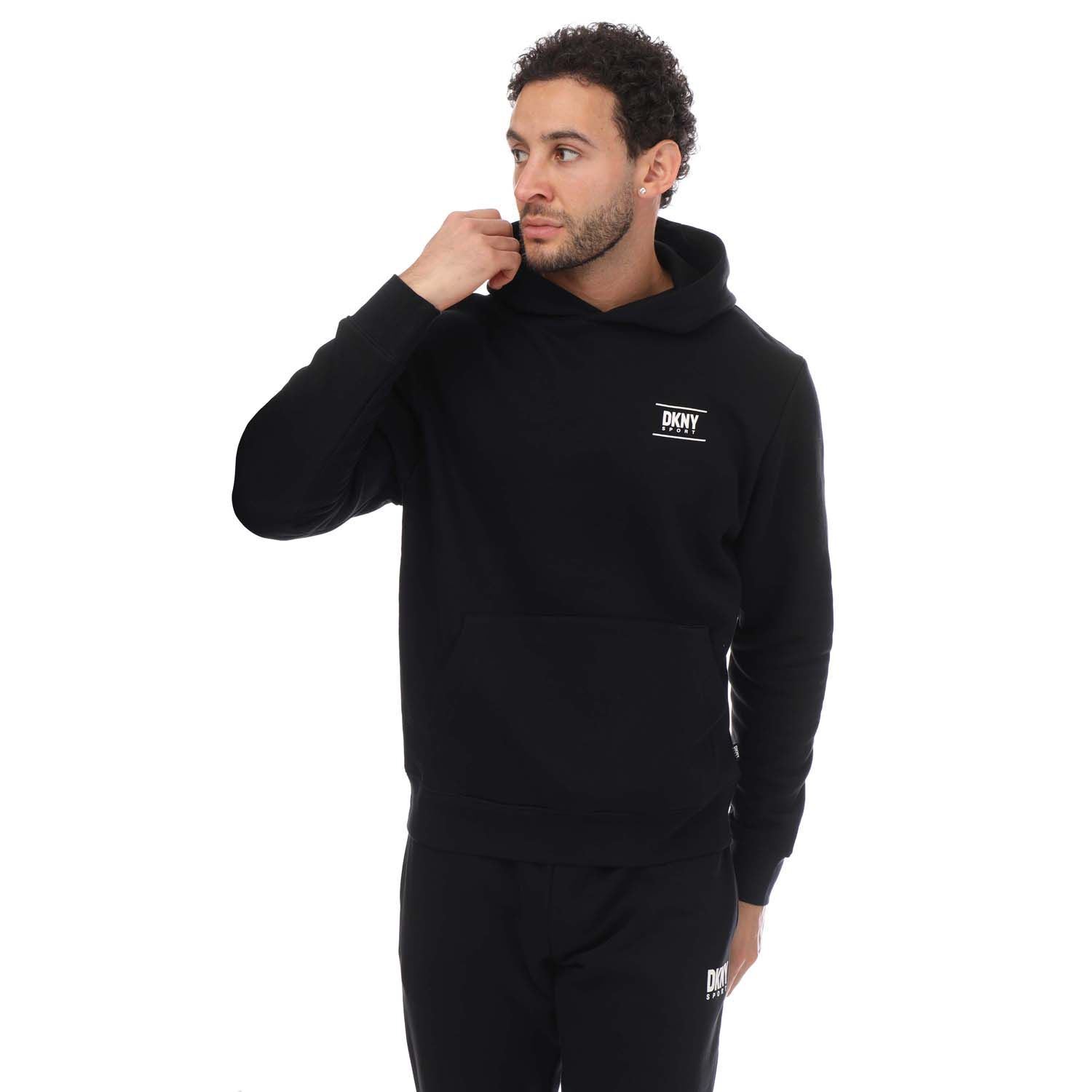 Пуловер Herren Hoodie с принтом логотипа DKNY Blackwater от Schwarz