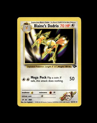 Pokémon Cards Gym Challenge & Gym Heroes: Choose Your Card! LP/NM WOTC Holo