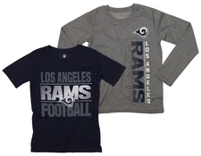 NFL Youth Los Angeles Rams Fan Two Piece Performance T-Shirt Combo Set