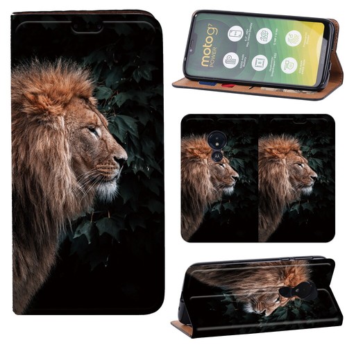For Motorola Moto E20 E30 E40 G10 G22 G31 G50 PU Leather Phone Stand Cover Case - Picture 19 of 24