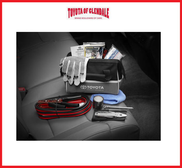 GENUINE TOYOTA EMERGENCY ROADSIDE ASSISTANCE KIT OEM ACCESSORY