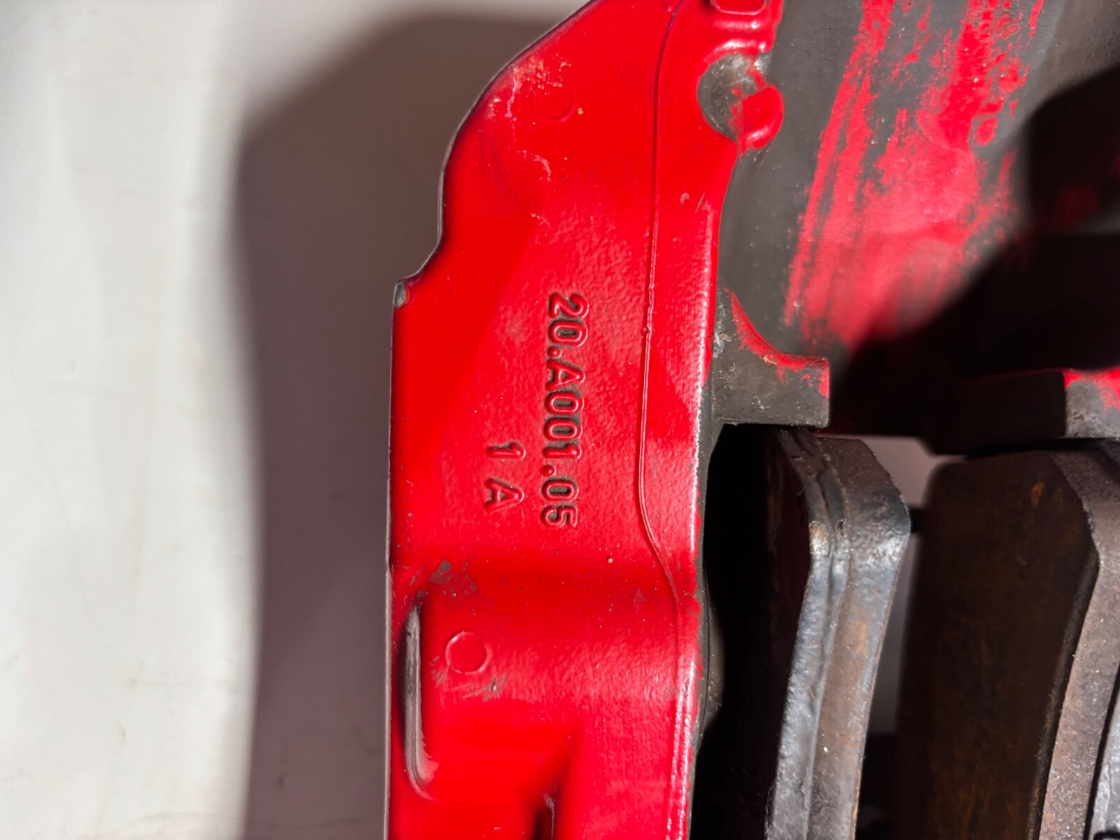 Maserati Ghibli SQ4 GTS Front Red Brembo Brake Caliper OEM