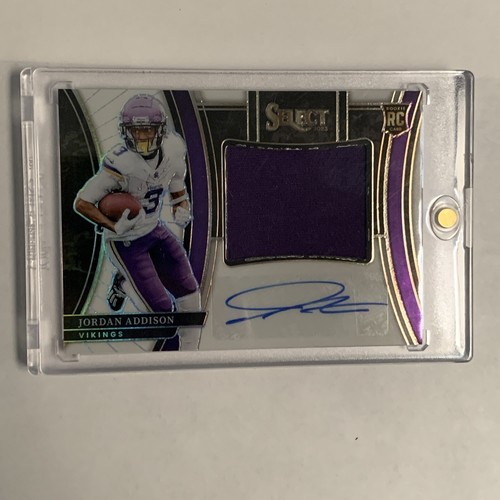 2023 Select Jumbo Rookie Signature Swatches Prizm White Jordan Addison 45/75
