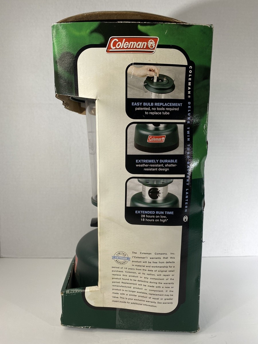 COLEMAN Deluxe Twin Tube Lantern 5355J700 - No Power Cord | eBay