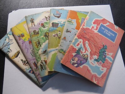 AMERICAN GEOGRAPHIC SOCIETY - Job Lot of 6 magazines - (D) - Belgium/Norway