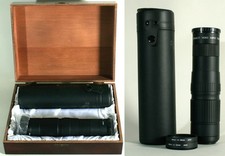 AMBICO VIDEO SUPER TELEPHOTO LENS V-0345 W/ WOOD AMBICO BOX CASE